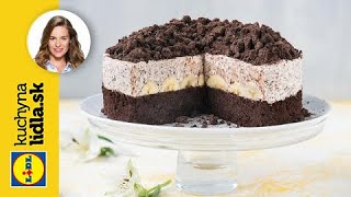 Čokoládovobanánová torta 🍌  Veronika Bušová  Kuchyňa Lidla [upl. by Oknuj]