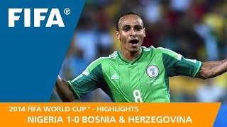 Nigeria v Bosnia amp Herzegovina  2014 FIFA World Cup  Match Highlights [upl. by Farika87]