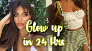 How to glow up in 24 HRs✨ [upl. by Myrah]