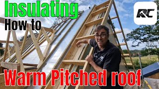 Insulating a Warm Pitched roof to new regulations 2024 [upl. by Lamahj326]