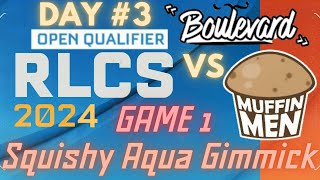 2024 RLCS OPEN QUALIFER Day 3  Following The MUFFIN MEN  Match Replay  Squishy Aqua Gimmick [upl. by Palumbo]