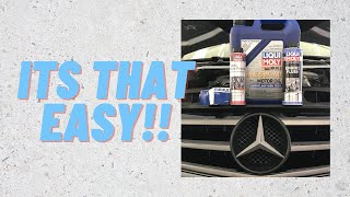 HOW TO  OIL CHANGE WITH LIQUIMOLY  MERCEDESBENZ W204 C250 [upl. by Remle]