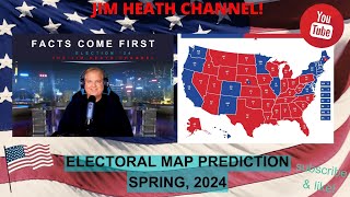 2024 Electoral Map Forecast Biden vs Trump Spring 2024 [upl. by Jacques]