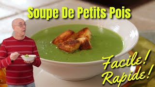 Recette de soupe de petits pois Une soupe aux petits pois facile à faire [upl. by Montagna]