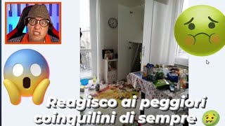 Reagisco ai peggiori Coinquilini di sempre 🤢😱 divertente ma impressionante [upl. by Anilegnave]