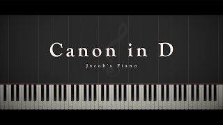 Canon in D Wedding Version \\ Synthesia Piano Tutorial [upl. by Aianat]