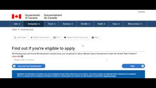 How to Apply for Work Permit Canada Online Step by Step with LMIA Full form filling Uploading [upl. by Xymenes]