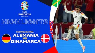 HIGHLIGHTS  Alemania vs Dinamarca  UEFA EURO 2024  Octavos de Final  TUDN [upl. by Nahsad]