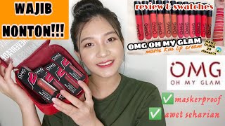 OMG Matte Kiss Lip Cream Review amp Swatches  Julita Chen [upl. by Salkin]