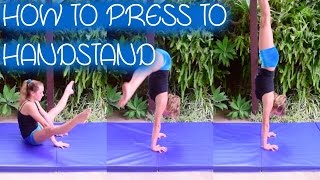 How to Do A Press To Handstand [upl. by Eimar]