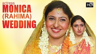 Tamil Film actress RAHIMA Monicas wedding [upl. by Boyden26]