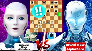 BRAND NEW ALPHAZERO Played With Stockfish 16 Where He Sacrificed his Rook  AI  Chess Strategy [upl. by Hgielah54]