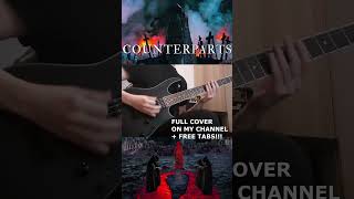 Counterparts  Bound To The Burn GUITAR COVER  TAB shorts [upl. by Idnahs]