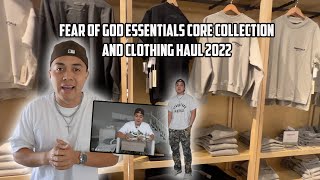 Fear of God Essentials CORE COLLECTION SS22  Yeezy ALD New Balance Abercrombie mnml Haul [upl. by Dygall]