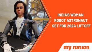 Gaganyaan Mission Indias woman robot astronaut Vyommitra set for 2024 liftoff  My Nation [upl. by Ahsenod]