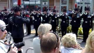 The Bugles of The Rifles welcome HRH Princess Alexandra to The Royal Cornwall Show [upl. by Nnateragram]