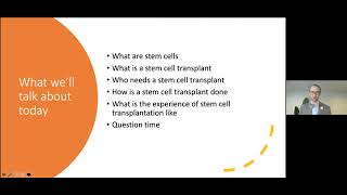 Stem Cell Transplantation When Why and How with Dr Clinton Lewis [upl. by Bhatt]