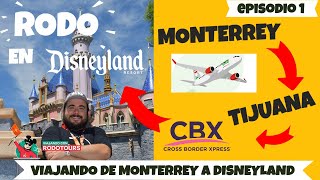 DISNEYLAND VIAJANDO DESDE MONTERREY VIA TIJUANA [upl. by Esidarap]