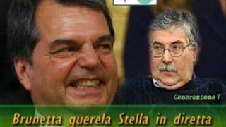 Brunetta querela in diretta radio GianAntonio Stella Radio3 2 Ott 2008 [upl. by Lowenstein]