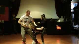 Bruno Galhardo amp Eglantine Oliveira Zouk demo Zurich Zouk Congress 2014 [upl. by Sivartal372]