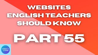 Vocabulary Booster  Part 55  Websites English teachers should know [upl. by Nadeau]