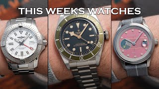 This Weeks Watches  Tudor Harrods Breitling Avenger GMT Rallymaster Mido amp More Episode 81 [upl. by Richardo163]