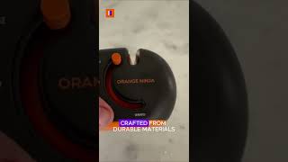 Knives RazorSharp with the Orange Ninja 4Stage Knife Sharpener review kitchen [upl. by Gustav]