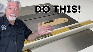 99 Of Woodworkers Do Not Know This About A Table Saw [upl. by Tnairb]