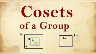 Coset of a group  coset  coset in group algebra  group and ring [upl. by Marcin286]