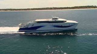 quotShinasquot  Fastest dieselpowered catamaran ferry in the world [upl. by Jozef]