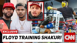 BREAKING Floyd Mayweather TRAINING Shakur Stevenson For Gervonta Davis FIGHT [upl. by Hogue]