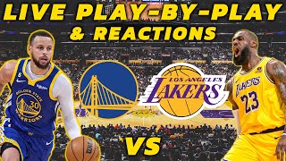 Golden State Warriors vs Los Angeles Lakers  Live PlayByPlay amp Reactions [upl. by Gitel323]