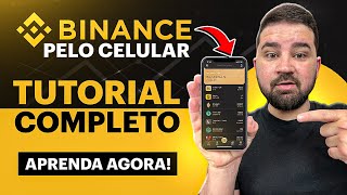 TUTORIAL BINACE PELO CELULAR  COMO INVESTIR NA BINANCE PARA INICIANTES [upl. by Attelrahs661]