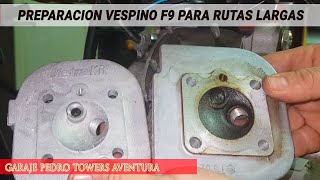 VESPINO F9 PREPARADO PARA RUTAS [upl. by Abey]