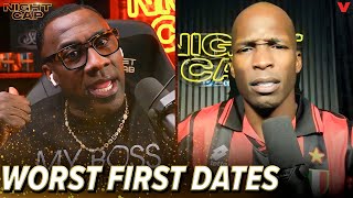 Shannon Sharpe amp Chad Johnson react to fans worst first date stories  Nightcap [upl. by Annauqaj]