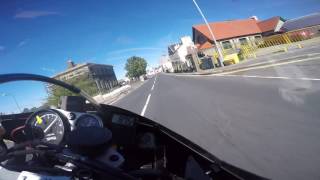 WizNorton Racing 2016 Superbike Classic TT Race Onboard [upl. by Euk]