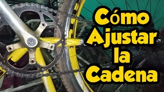 Cómo ajustar la cadena de tu bicicleta en solo minutos [upl. by Ullund]