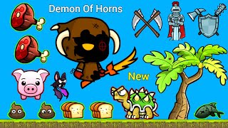 New Demon Of Horns Reaper And All Animals Evolution And PVP Arena Update EvoWorldio [upl. by Fiedler]