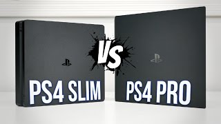 PS4 PRO vs PS4 Slim  Comparison [upl. by Llecrad17]