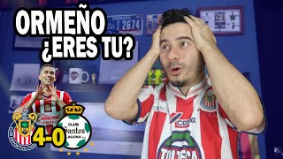 CHIVAS VS SANTOS  SANTA GOLEADA  TRIPLETE DE ORMEÑO [upl. by Zaccaria]