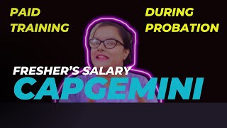 Capgemini freshers salary structure🤑 L1 Analyst🧑‍💻capgeminifresherssalarypaidtrainingprobation [upl. by Nahtahoj]