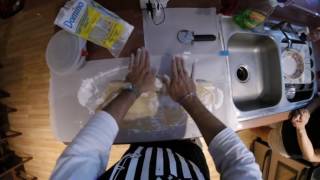 Family Tradition Cucidati Italian Fig Cookies Part 3 of 4  rolling and baking [upl. by Sileas]