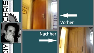 Zimmertür Umbau  aus alt machquotrichtig altquot Door renovation [upl. by Nhguahs]