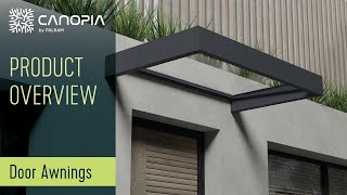 DIY Door Awnings  A Wide Range of Designs  Palram  Canopia [upl. by Gnuj526]