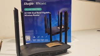 RUIJIE REYEE RG EW1200G PRO Wireless Router Ruijie [upl. by Naicad]