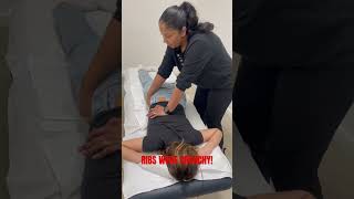 CRUNCHY RIBS chiropractor posture backpainrelief asmr sydney [upl. by Garfield111]