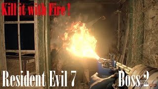 Resident Evil 7 Second Boss Fight Final Battle against Marguerite Baker [upl. by Block]