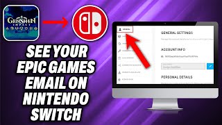 How To See Your Epic Games Email on Nintendo Switch 2024  Quick Help [upl. by Drolet]