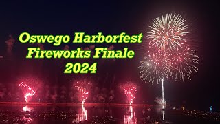 Oswego Harborfest Fireworks Finale [upl. by Vincelette]