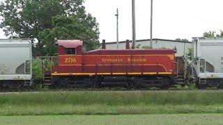 The Effingham Railroad EFRR In Action [upl. by Ilehs847]